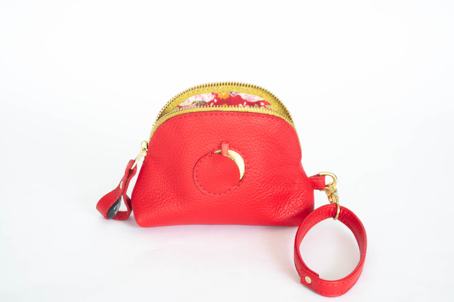 unique mini clutch with motif