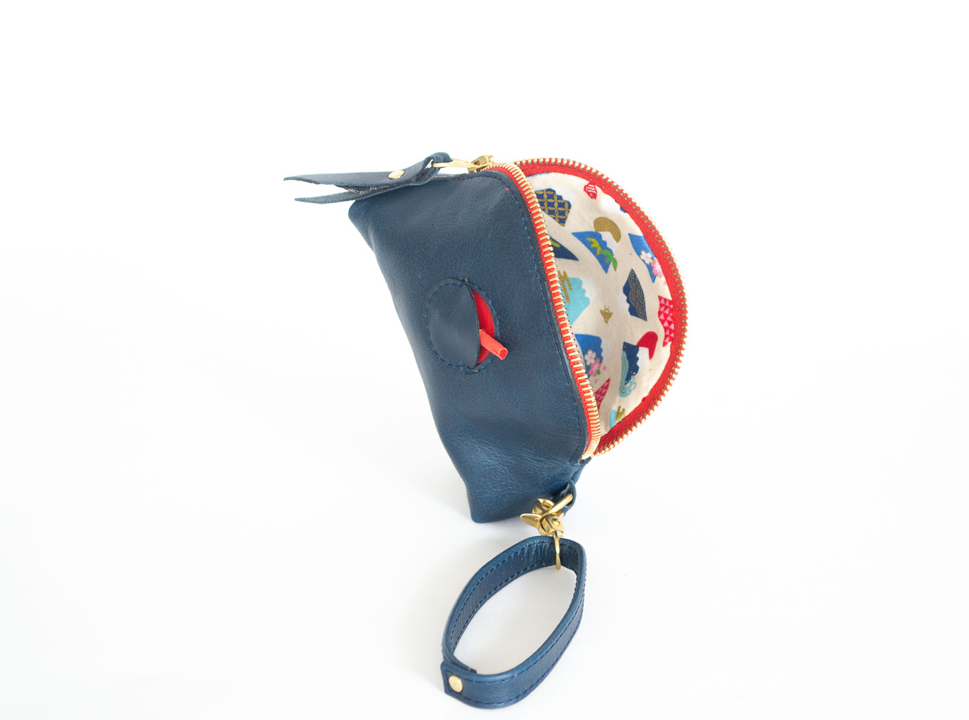 unique mini clutch with motif