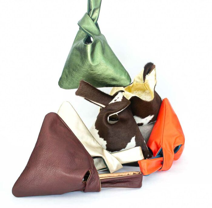 The Leather Knot Bag